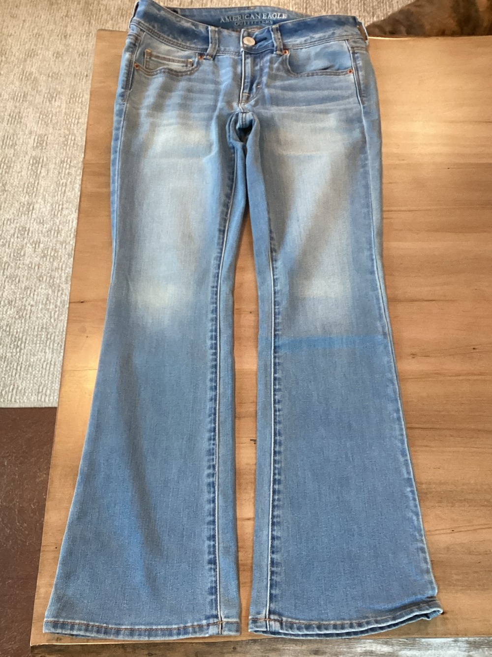 American Eagle Outfitters Light Blue Flare Jeans - Women's